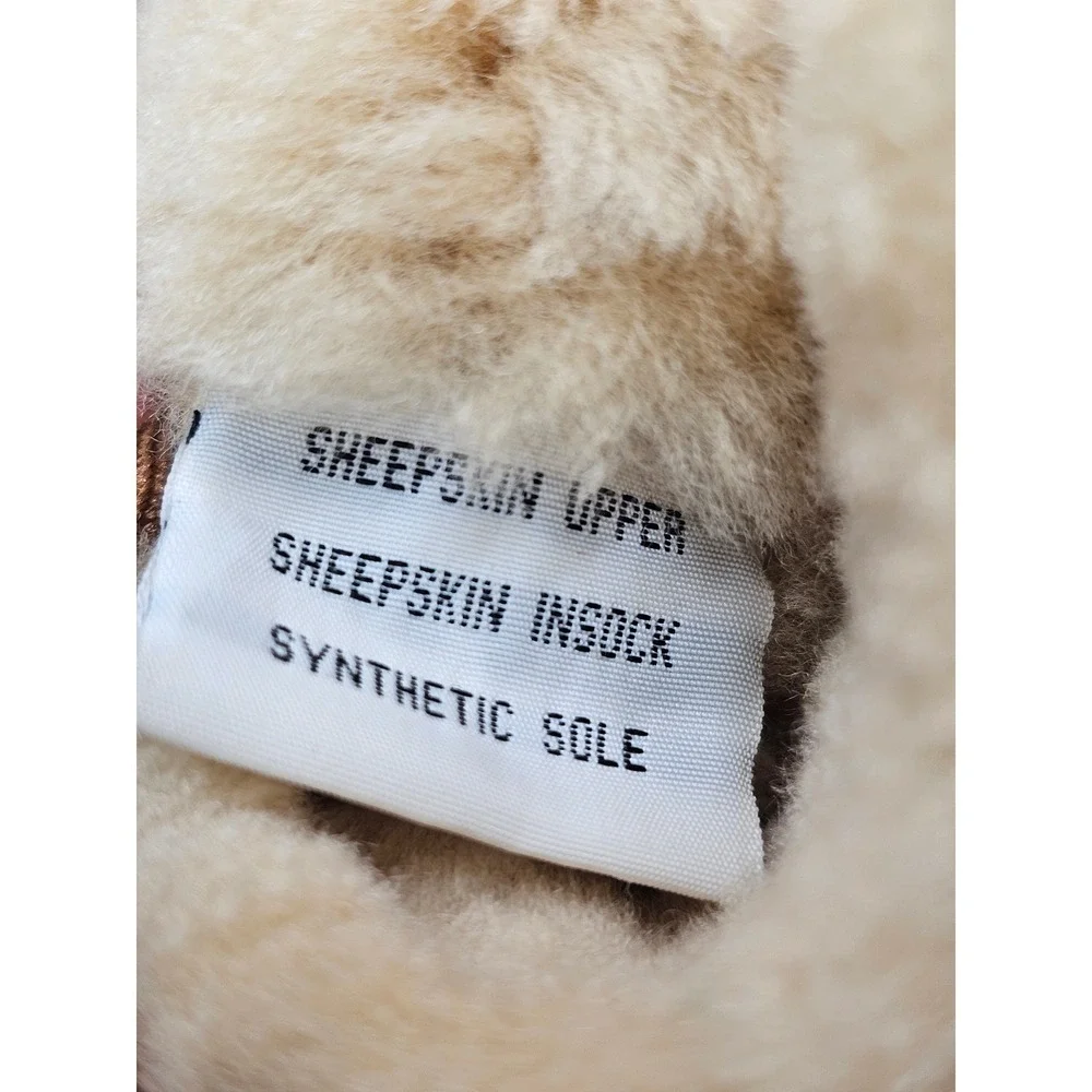 Womens Brown Suede Sheepskin‎ Lined Tall Winter Boots Size 7